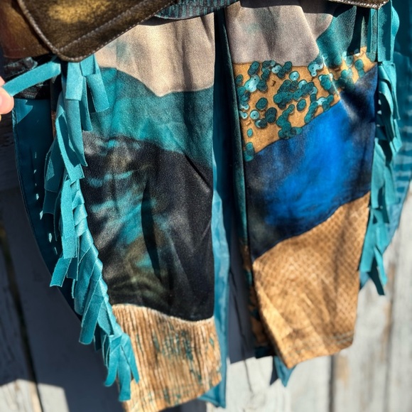 Disney Parks Descendants Uma Costume Girl’s 5/6 Youth Pirate Leather Jacket Belt - Picture 4 of 16